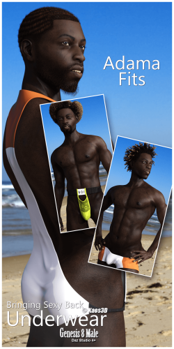 Fitting Morph - Adama - Bringing Sexy Back - Underwear for Genesis 8 Male