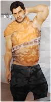 Fitting Morph - Muscle Daddy - Nate HD - Urban Cool for Genesis 8 Male