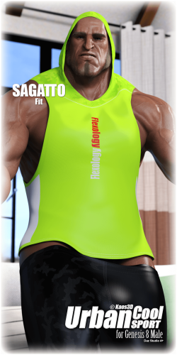 Fitting Morph - Sagatto Fit - Urban Cool - Sport for Genesis 8 Male