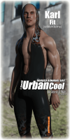 Fitting Morph - Karl - Urban Cool - Hooded Running Suit for Genesis 8 Male