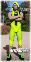 Fitting Morph - Torment 8.1 & HD Fits - Urban Cool - Hooded Running Suit for Genesis 8 Male