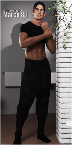 Fitting Morph - Marco 8.1 - Bringing Sexy Back - Cropped Top for Genesis 8 & 8.1 Males