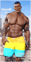 Fitting Morph - Cisco HD - MI Summer Swimwear Set for Genesis 8 Male & Genesis 8.1 Male by mal3Imagery
