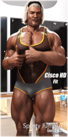 Fitting Morph - Cisco HD - Sporty Jump Suit for Genesis 8 Male