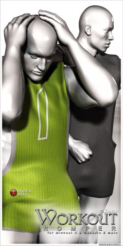 Workout Romper for Michael 4 and Genesis 2 male