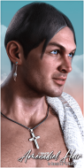 Amenadiel Hair for Genesis 8 & 8.1 Male(s)