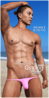 Fitting Morph - Ashan 8 & HD Fits - Bringing Sexy Back - Gstring for Genesis 8 Male