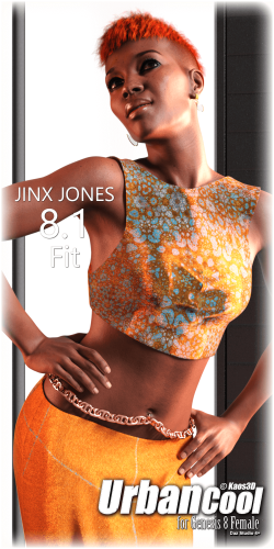 Fitting Morphs - Jinx Jones 8.1 - Urban Cool for Genesis 8 Female