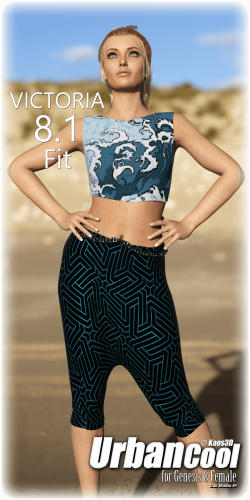 Fitting Morphs - Victoria 8.1 - Urban Cool for Genesis 8 Female