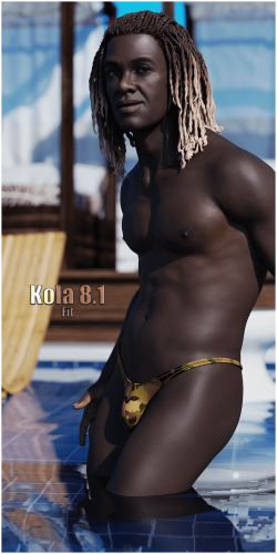Fitting Morph - Kola 8.1 - Maxx Thong for Genesis 8 Male by Soto