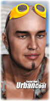 Urban Cool - Facial Hair for Genesis 8 Male