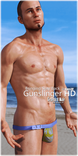 Bringing Sexy Back - Gunslinger HD for Genesis 8 Male